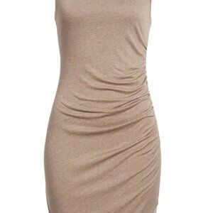 Ruched Wrap Front Tank Dress (S)